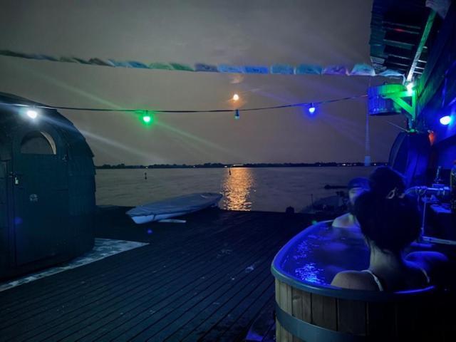 Houseboat Uitzicht Over Veluwemeer, Natuurlokatie, Prachtige Vergezichten Biddinghuizen Dış mekan fotoğraf